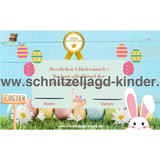 Oster-Schnitzeljagd zum Ausdrucken für Kinder von 4-7 Jahren - schnitzeljagd-kinder