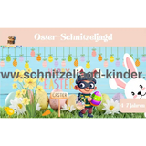 Oster-Schnitzeljagd zum Ausdrucken für Kinder von 4-7 Jahren - schnitzeljagd-kinder