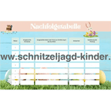 Oster-Schnitzeljagd zum Ausdrucken für Kinder von 4-7 Jahren - schnitzeljagd-kinder
