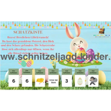 Oster-Schnitzeljagd zum Ausdrucken für Kinder von 4-7 Jahren - schnitzeljagd-kinder