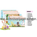 Oster-Schnitzeljagd zum Ausdrucken für Kinder von 4-7 Jahren - schnitzeljagd-kinder