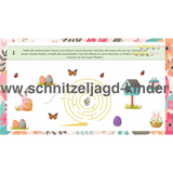 OSTEREIER-SCHNITZELJAGD-4-5 JAHREN - schnitzeljagd aufgaben zum ausdrucken pdf - schnitzeljagd-kinder