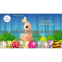 OSTEREIER-SCHNITZELJAGD-4-5 JAHREN - schnitzeljagd aufgaben zum ausdrucken pdf - schnitzeljagd-kinder