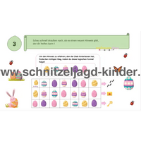 OSTEREIER-SCHNITZELJAGD-4-5 JAHREN - schnitzeljagd aufgaben zum ausdrucken pdf - schnitzeljagd-kinder