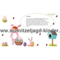 Ostereier-Schnitzeljagd-8+ Jahren - schnitzeljagd aufgaben zum ausdrucken pdf - schnitzeljagd-kinder