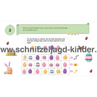 Ostereier-Schnitzeljagd-8+ Jahren - schnitzeljagd aufgaben zum ausdrucken pdf - schnitzeljagd-kinder