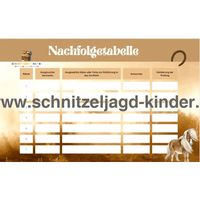 Pferde Schnitzeljagd Zum Ausdrucken - schnitzeljagd-kinder