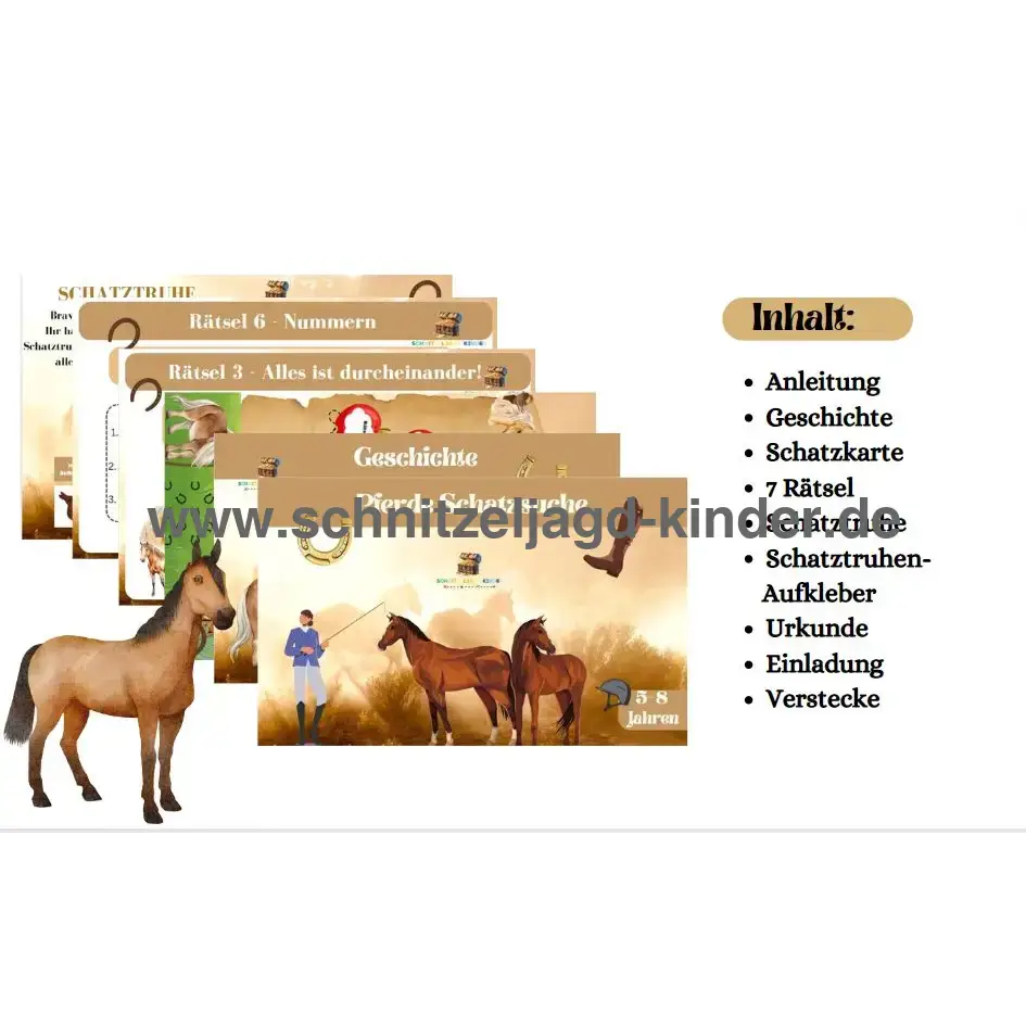 Pferde Schnitzeljagd Zum Ausdrucken-schnitzeljagd-kinder