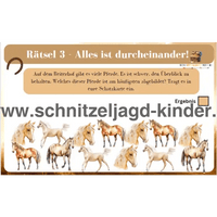 Pferde Schnitzeljagd Zum Ausdrucken - schnitzeljagd-kinder