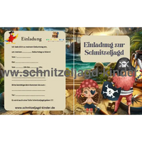 Piraten Entdecker Schatzsuche zum ausdrucken -4-8 jahren - schnitzeljagd-kinder