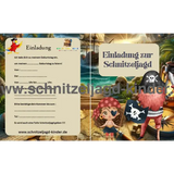 Piraten Entdecker Schatzsuche zum ausdrucken -4-8 jahren - schnitzeljagd-kinder