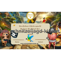 Piraten Entdecker Schatzsuche zum ausdrucken -4-8 jahren - schnitzeljagd-kinder