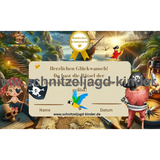 Piraten Entdecker Schatzsuche zum ausdrucken -4-8 jahren - schnitzeljagd-kinder