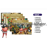 Piraten Entdecker Schatzsuche zum ausdrucken -4-8 jahren - schnitzeljagd-kinder