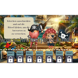 Piraten Entdecker Schatzsuche zum ausdrucken -4-8 jahren - schnitzeljagd-kinder