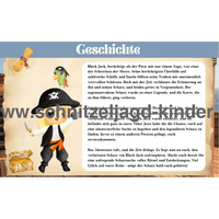 Piraten Schatzuche - Schnitzeljagd zum Ausdrucken (4-7 Jahre) - schnitzeljagd-kinder