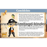 Piraten Schatzuche - Schnitzeljagd zum Ausdrucken (4-7 Jahre) - schnitzeljagd-kinder
