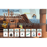 Piraten Schatzuche - Schnitzeljagd zum Ausdrucken (4-7 Jahre) - schnitzeljagd-kinder