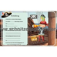 Piraten Schatzuche - Schnitzeljagd zum Ausdrucken (4-7 Jahre) - schnitzeljagd-kinder