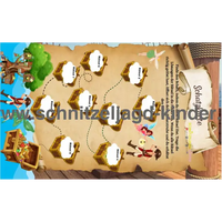 PIRATEN- UND FEEN-SCHNITZELJAGD-4-5 JAHREN - SCHNITZELJAGD AUFGABEN ZUM AUSDRUCKEN PDF - schnitzeljagd-kinder