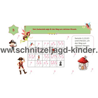PIRATEN- UND FEEN-SCHNITZELJAGD-4-5 JAHREN - SCHNITZELJAGD AUFGABEN ZUM AUSDRUCKEN PDF - schnitzeljagd-kinder