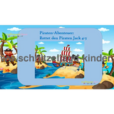 PIRATENSCHATZSUCHE: DER VERLORENE SCHATZ! UND DIE ENTFÜHRUNG VON PIRAT JACK. 4-5 JAHREN - schnitzeljagd-kinder