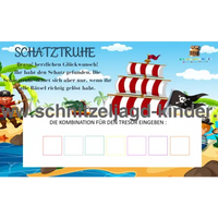 Piratenschatzsuche: Der verlorene Schatz! Und die Entführung von Pirat Jack.-6-7+ Jahren - schnitzeljagd-kinder
