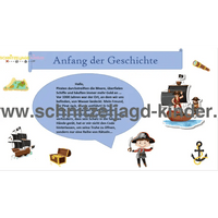 Piratenschatzsuche: Der verlorene Schatz! Und die Entführung von Pirat Jack.-6-7+ Jahren - schnitzeljagd-kinder