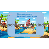 PIRATENSCHATZSUCHE: DER VERLORENE SCHATZ! UND DIE ENTFÜHRUNG VON PIRAT JACK.-8-9 JAHREN - schnitzeljagd-kinder