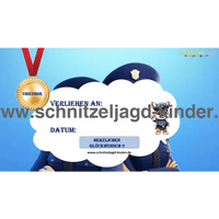 Polizei Schnitzeljagd - SCHATZSUCHE 4-5 JAHREN - SCHNITZELJAGD AUFGABEN ZUM AUSDRUCKEN PDF - schnitzeljagd-kinder