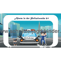 Polizei Schnitzeljagd - SCHATZSUCHE 6-7 JAHREN - SCHNITZELJAGD AUFGABEN ZUM AUSDRUCKEN PDF - schnitzeljagd-kinder
