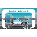Polizei Schnitzeljagd - SCHATZSUCHE 8+ JAHREN - SCHNITZELJAGD AUFGABEN ZUM AUSDRUCKEN PDF - schnitzeljagd-kinder