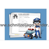 Polizei Schnitzeljagd - SCHATZSUCHE 8+ JAHREN - SCHNITZELJAGD AUFGABEN ZUM AUSDRUCKEN PDF - schnitzeljagd-kinder