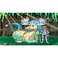 PUZZLE DRACHEN- 24-TEILIGES PUZZLE ZUM AUSDRUCKEN ÜBER DAS THEMA DRACHEN. - schnitzeljagd-kinder