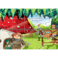 Puzzle Ritter - 24-teiliges Puzzle mit dem Thema Ritter zum Ausdrucken.schnitzeljagd-kinder