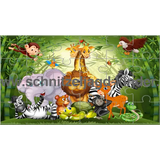 PUZZLE ZOO -2- 24-TEILIGES PUZZLE ZUM AUSDRUCKEN ÜBER DAS THEMA ZOO - schnitzeljagd-kinder