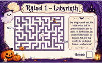 Geister-Schatzsuche zum Ausdrucken – Gruselige Schnitzeljagd für Kinder 4-8 Jahre | PDF