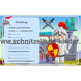 Ritter Schatzsuche - Schnitzeljagd Zum Ausdrucken (4-7 Jahre) - schnitzeljagd-kinder