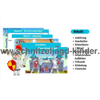 Ritter Schatzsuche - Schnitzeljagd Zum Ausdrucken (4-7 Jahre) - schnitzeljagd-kinder