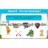 Ritter Schatzsuche - Schnitzeljagd Zum Ausdrucken (4-7 Jahre) - schnitzeljagd-kinder