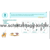 Ritter-Schnitzeljagd für Kinder (4-5 Jahre)- SCHNITZELJAGD AUFGABEN ZUM AUSDRUCKEN PDF - schnitzeljagd-kinder
