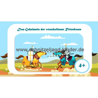 Ritter-Schnitzeljagd für Kinder (4-5 Jahre)- SCHNITZELJAGD AUFGABEN ZUM AUSDRUCKEN PDF-schnitzeljagd-kinder