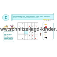 Ritter-Schnitzeljagd für Kinder (6 Jahre)- SCHNITZELJAGD AUFGABEN ZUM AUSDRUCKEN PDF - schnitzeljagd-kinder