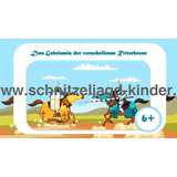 Ritter-Schnitzeljagd für Kinder (6 Jahre)- SCHNITZELJAGD AUFGABEN ZUM AUSDRUCKEN PDF - schnitzeljagd-kinder