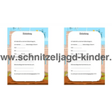 Ritter-Schnitzeljagd für Kinder (8Jahre)- SCHNITZELJAGD AUFGABEN ZUM AUSDRUCKEN PDF - schnitzeljagd-kinder