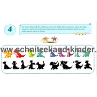 Ritter-Schnitzeljagd für Kinder (8Jahre)- SCHNITZELJAGD AUFGABEN ZUM AUSDRUCKEN PDF - schnitzeljagd-kinder