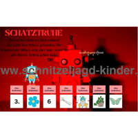 Roboter Schatzsuche – Schnitzeljagd Zum Ausdrucken - schnitzeljagd-kinder