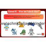 Roboter Schatzsuche – Schnitzeljagd Zum Ausdrucken - schnitzeljagd-kinder