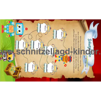 Roboter Schatzsuche – Schnitzeljagd Zum Ausdrucken - schnitzeljagd-kinder