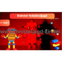 Roboter Schatzsuche – Schnitzeljagd Zum Ausdrucken - schnitzeljagd-kinder